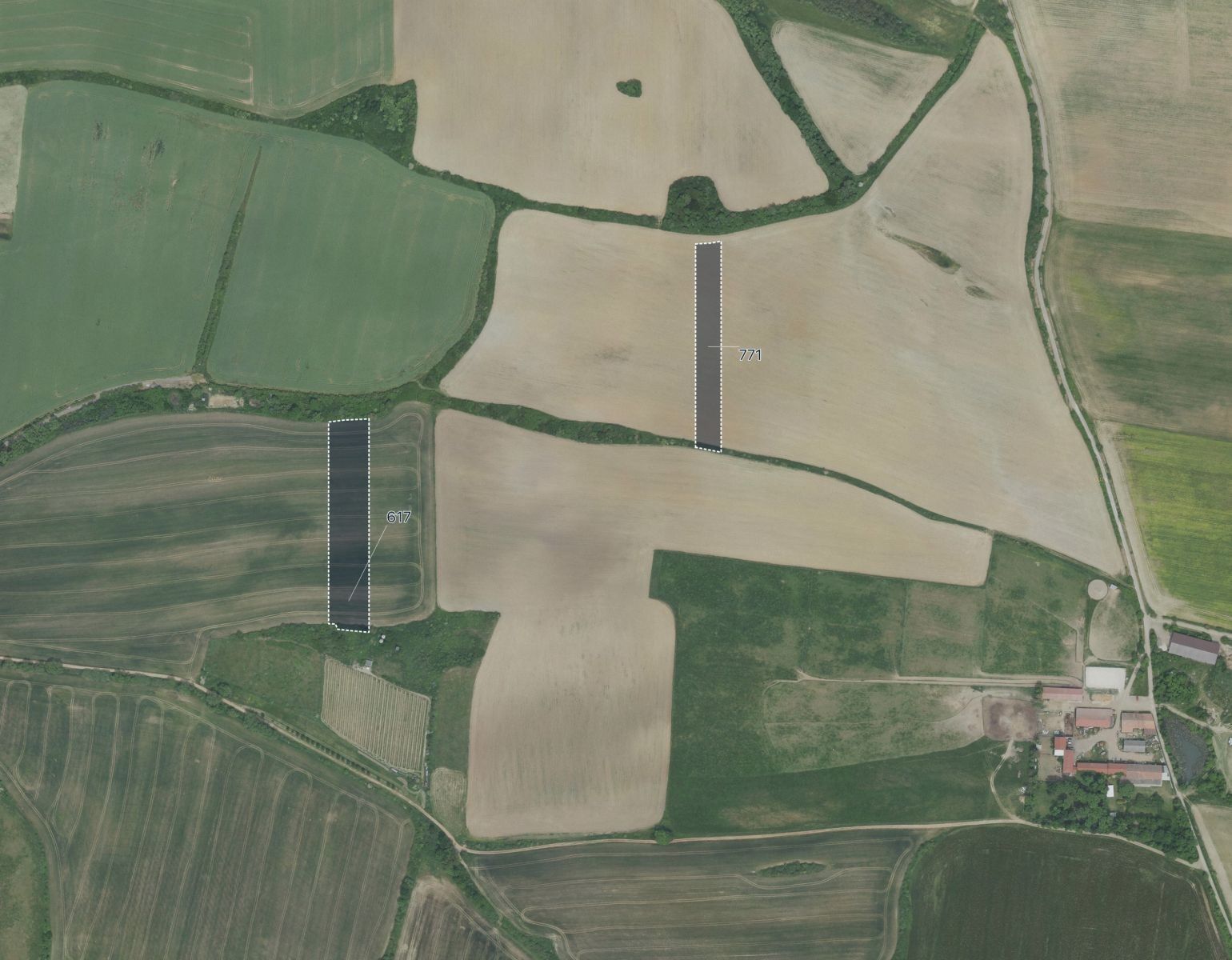 Zemědělské pozemky, Podluhy