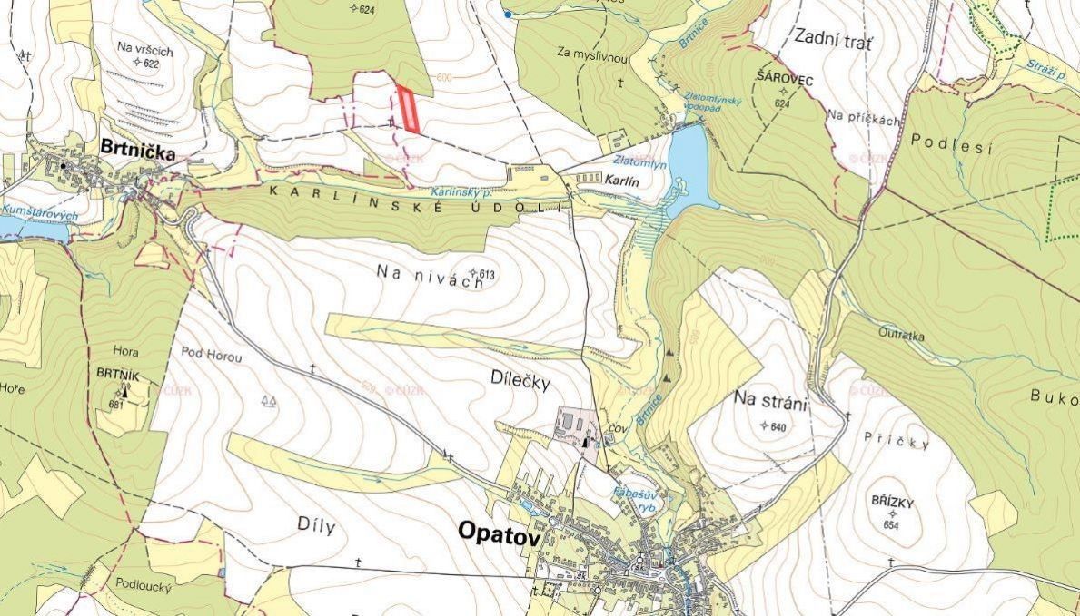 Prodej zemědělský pozemek - Opatov na Moravě, 675 28, 8 100 m²