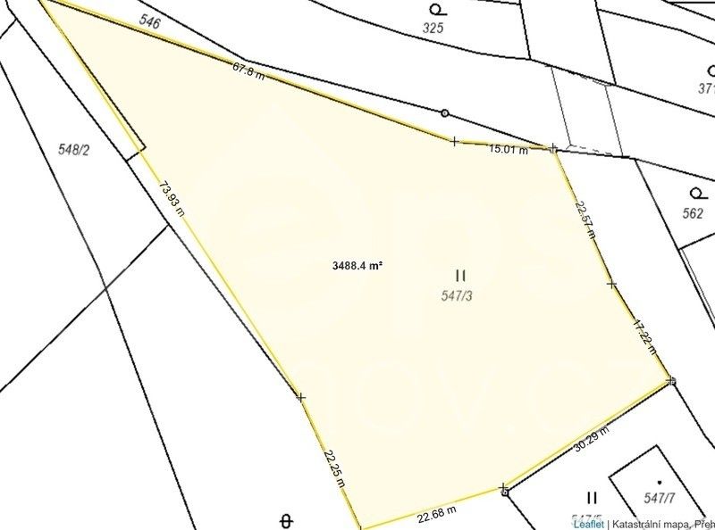 Prodej pozemek pro bydlení - Jeseník, 790 01, 3 500 m²