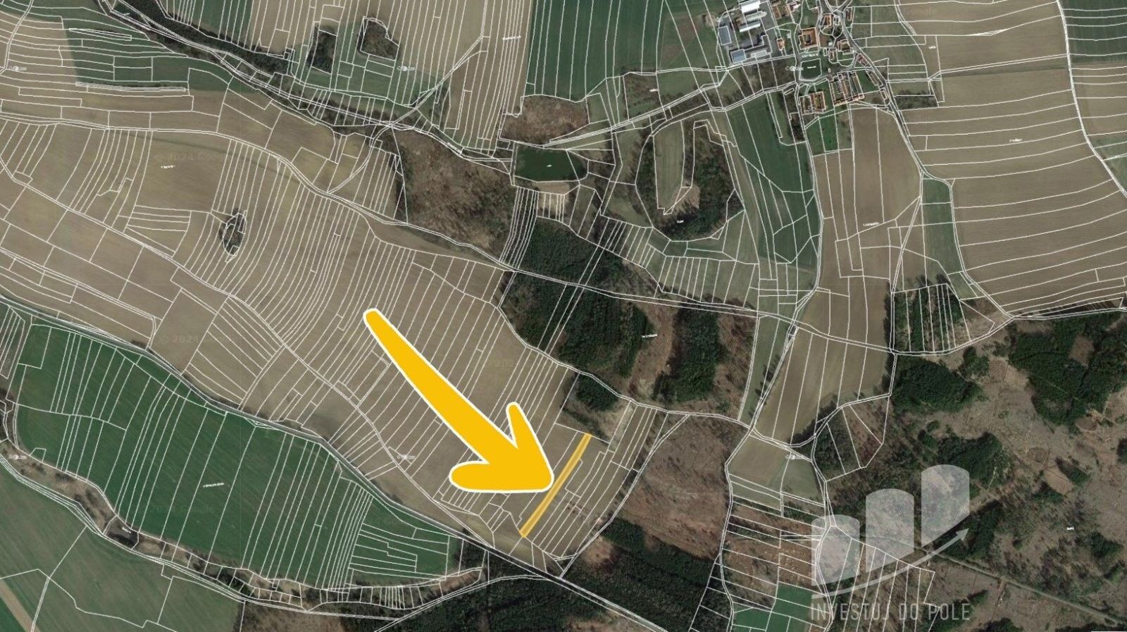 Prodej zemědělský pozemek - Křivsoudov, 1 769 m²