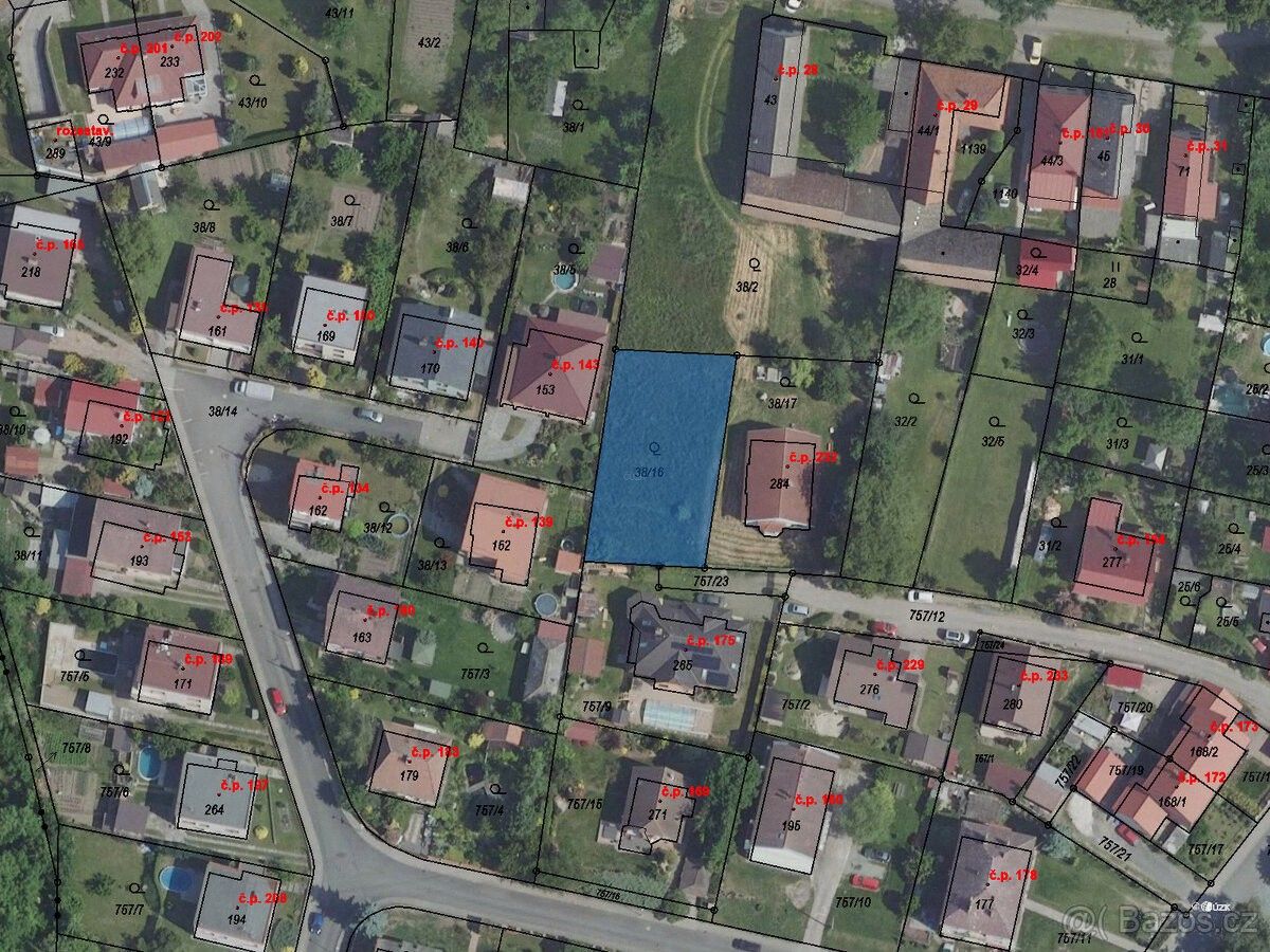 Pozemky pro bydlení, Církvice u Kutné Hory, 285 33, 708 m²