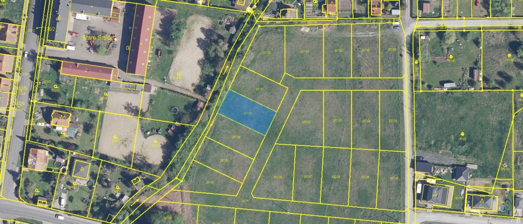 Pozemky pro bydlení, Srbice