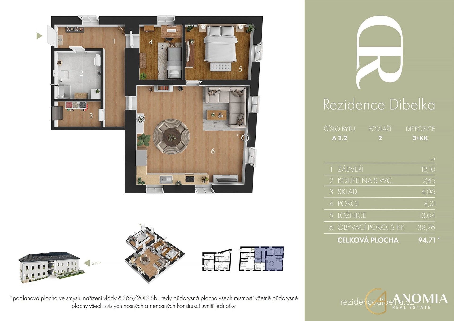 Prodej byt 3+kk - Raisovo náměstí, Trhová Kamenice, 95 m²