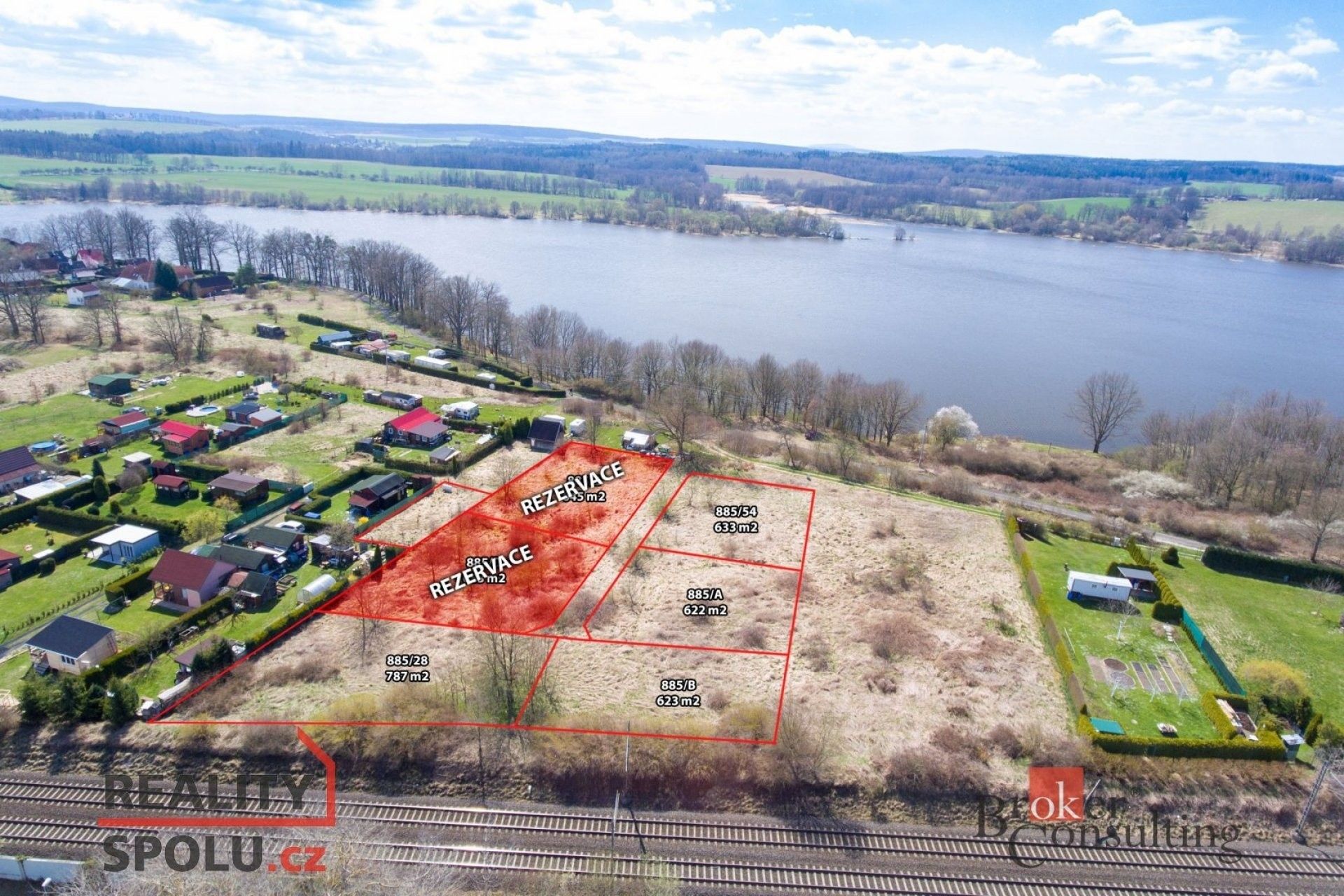 Prodej pozemek pro bydlení - U Přehrady, Cheb, 787 m²