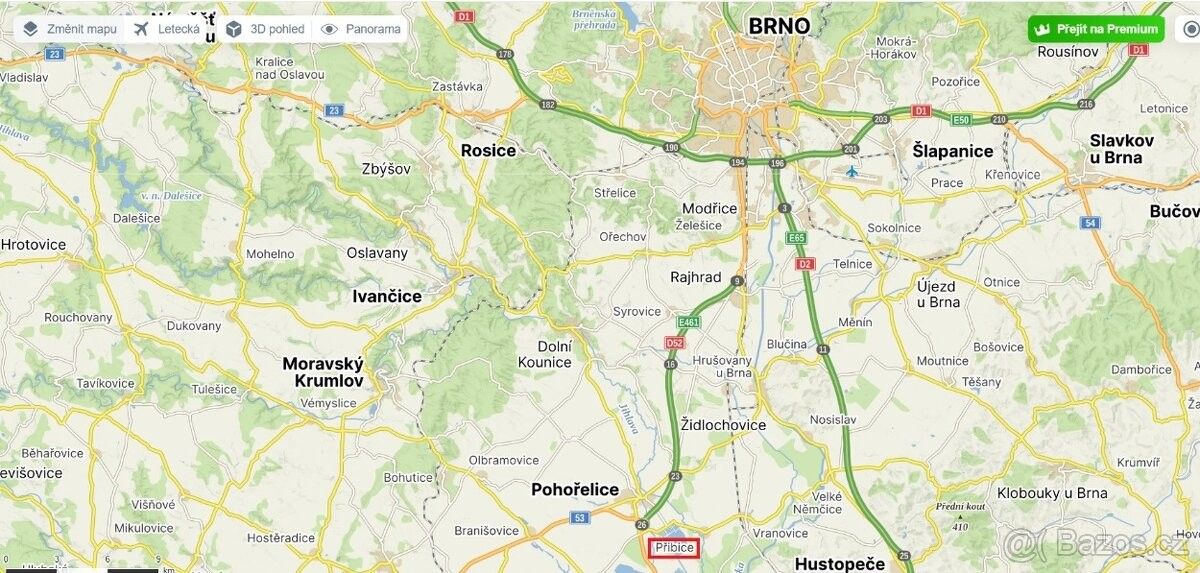 Prodej pozemek pro bydlení - Přibice, 691 24