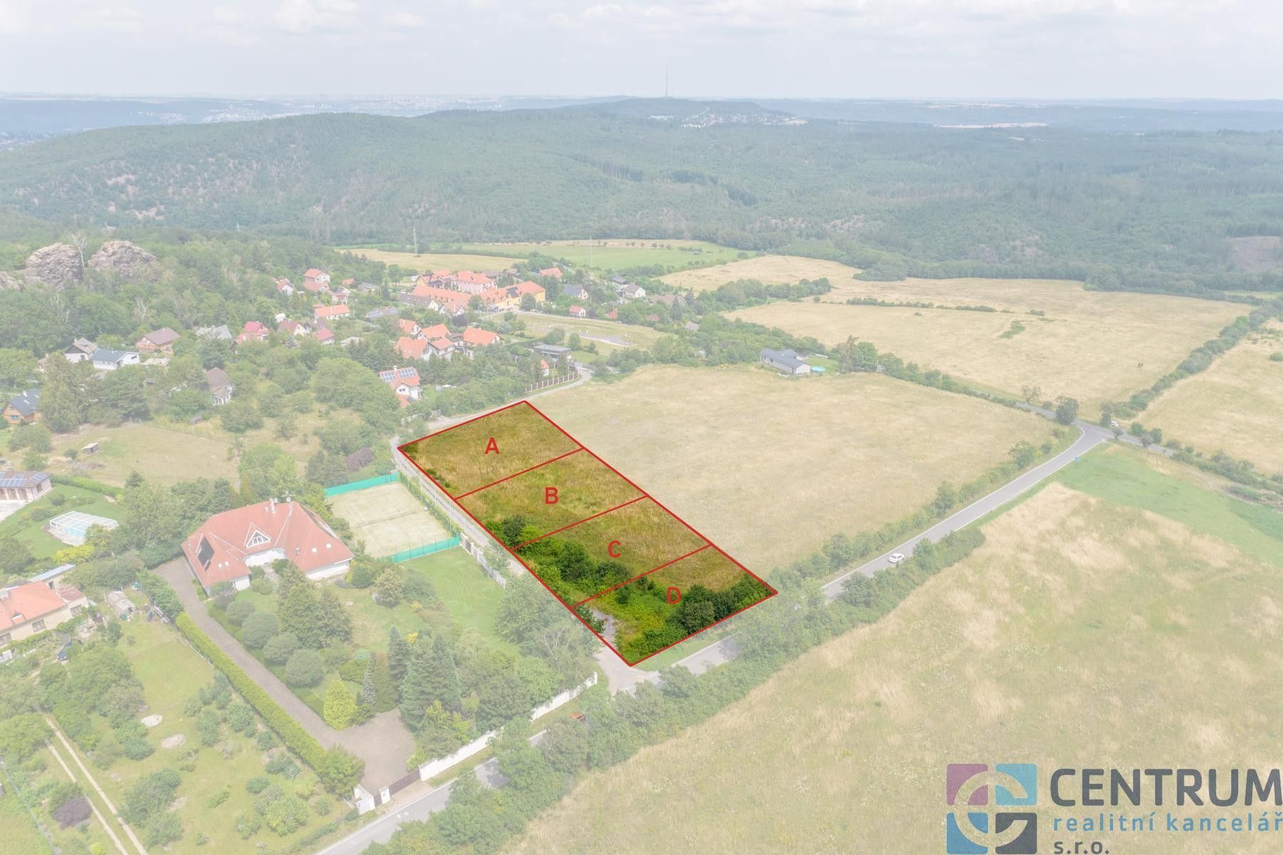 Prodej pozemek pro bydlení - Všenorská, Černolice, 1 100 m²