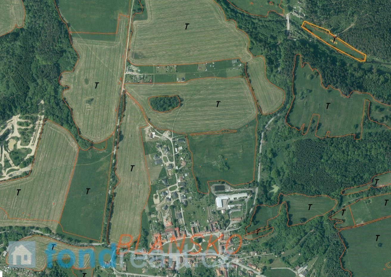 Zemědělské pozemky, Blansko, Kaplice, 8 589 m²