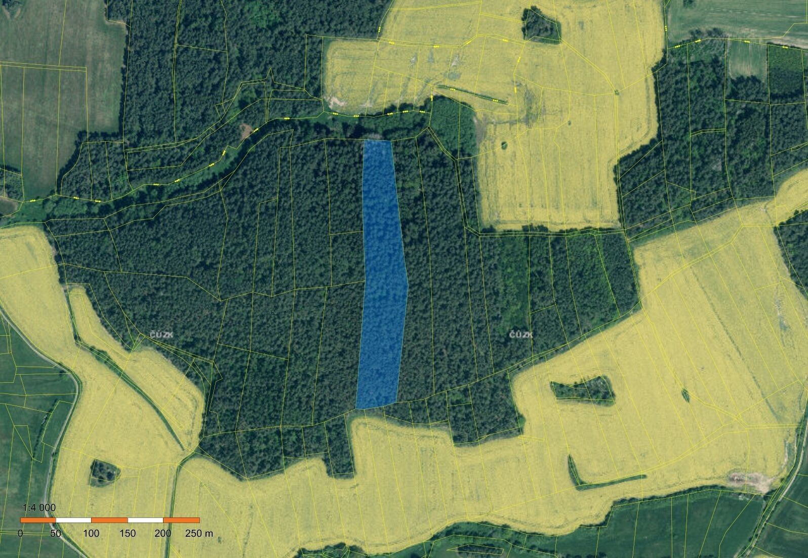 Lesy, Mečichov, 23 686 m²