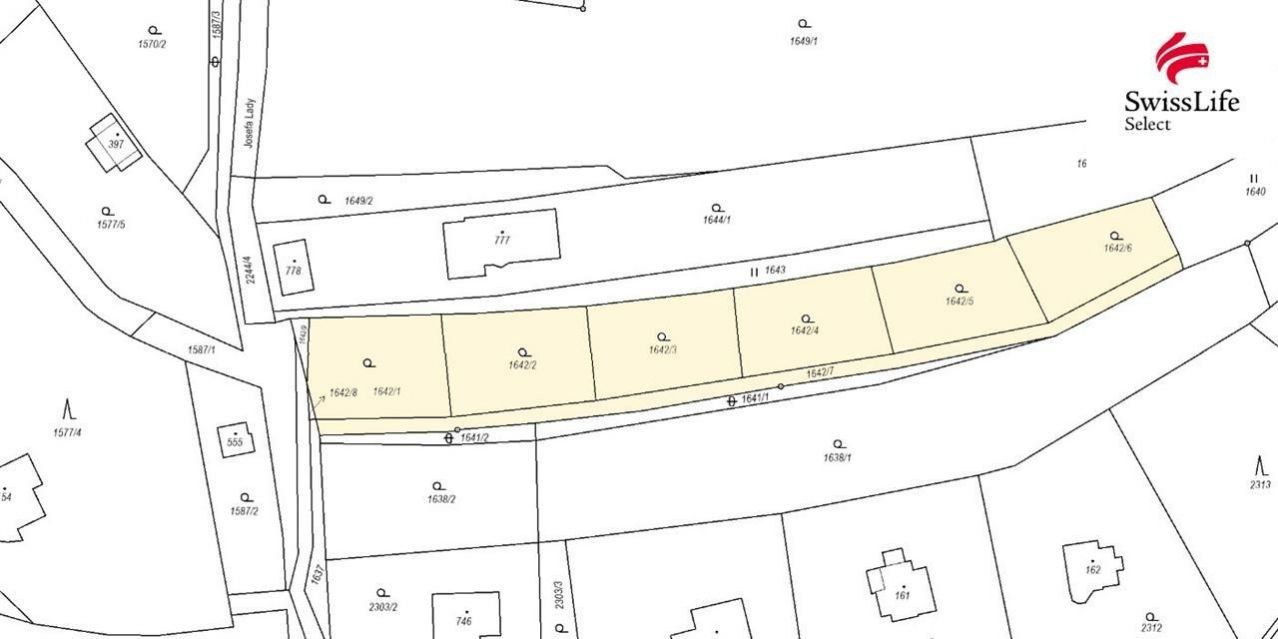 Prodej pozemek pro bydlení - Josefa Lady, Hrusice, 3 888 m²