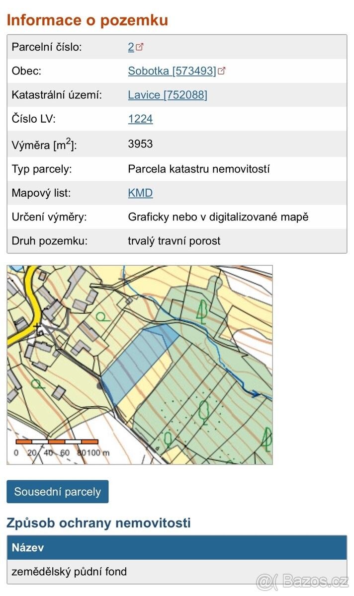 Prodej pozemek - Sobotka, 507 43, 3 953 m²