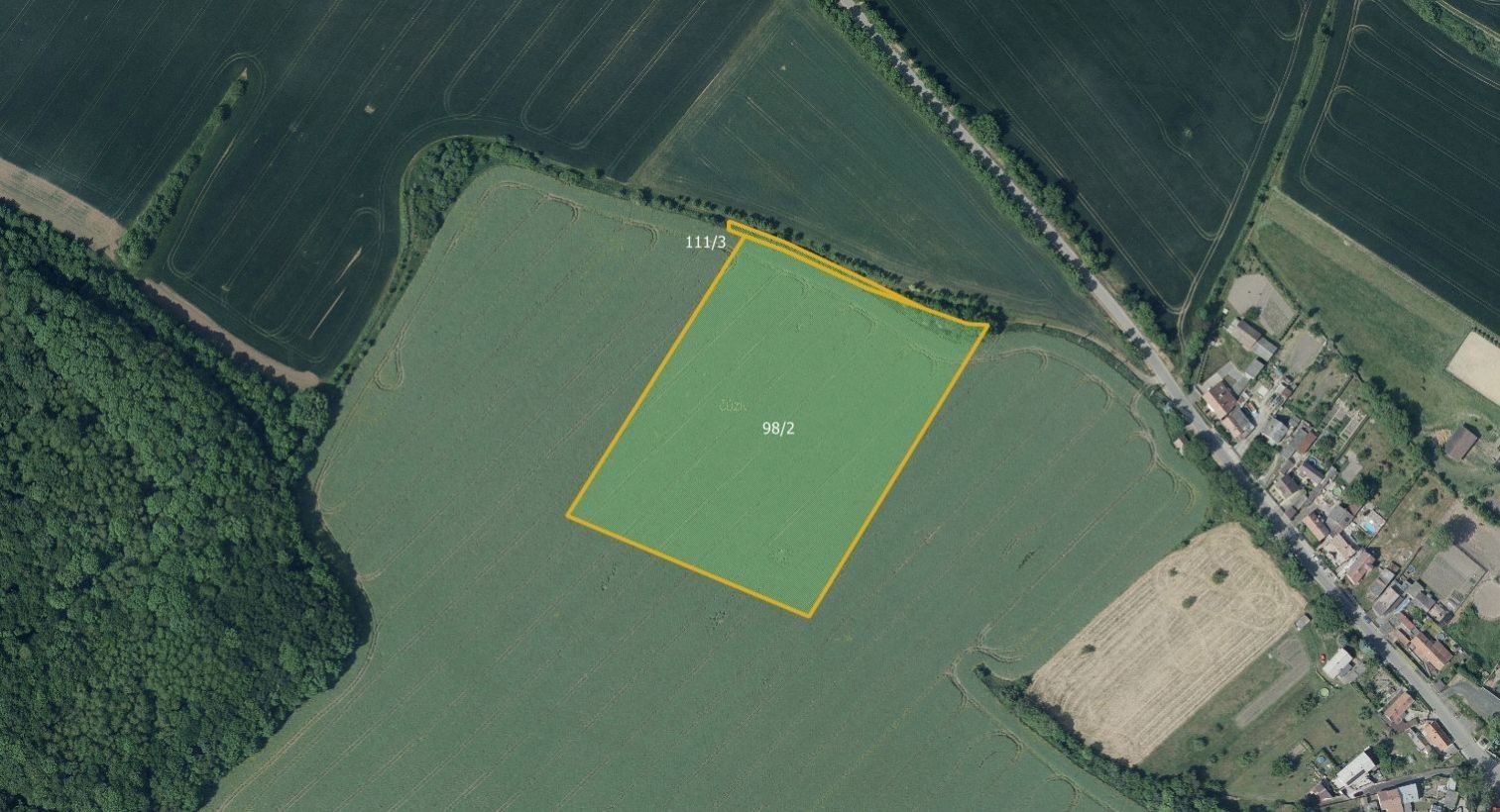 Zemědělské pozemky, Vchynice