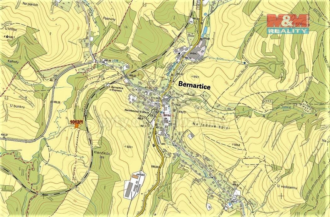 Prodej les - Bernartice u Trutnova, 542 04, 611 m²