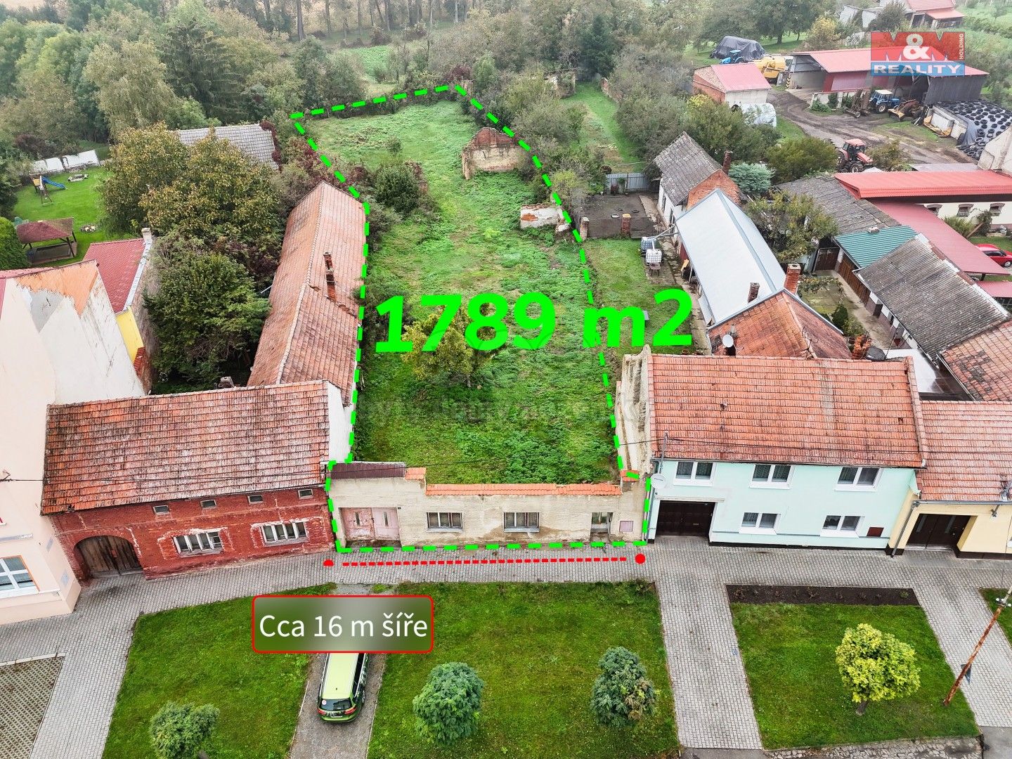 Pozemky pro bydlení, Ivaň, 1 789 m²