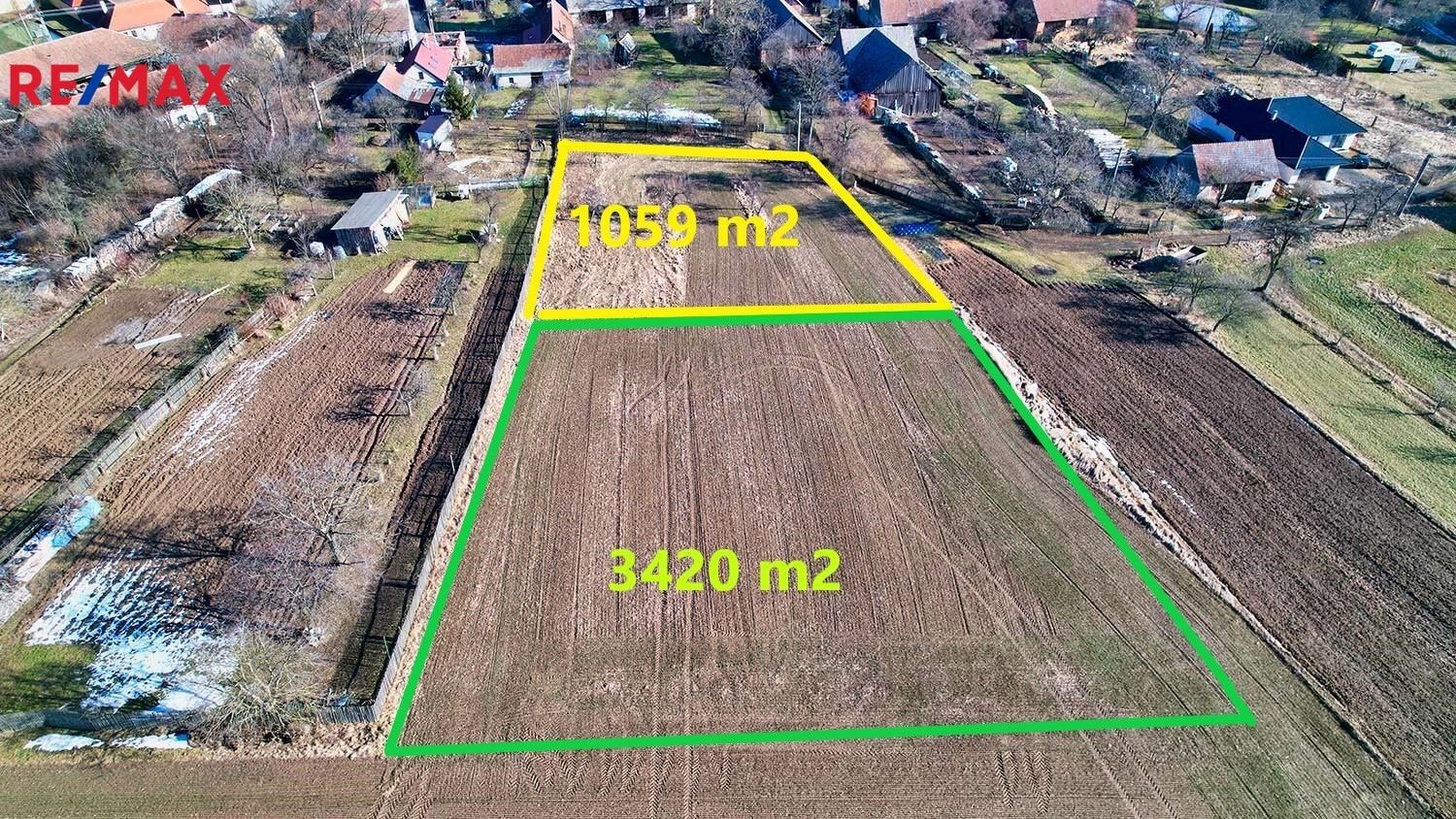 Pozemky pro bydlení, Březí, 4 479 m²