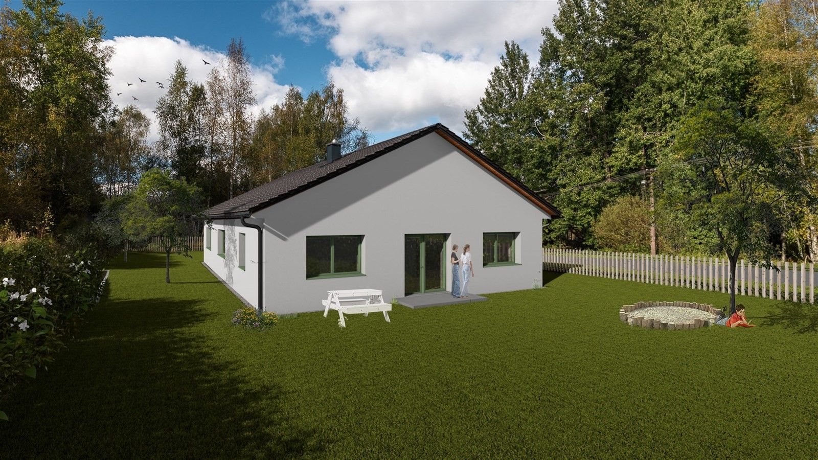 Rodinné domy, Horní Planá, 124 m²