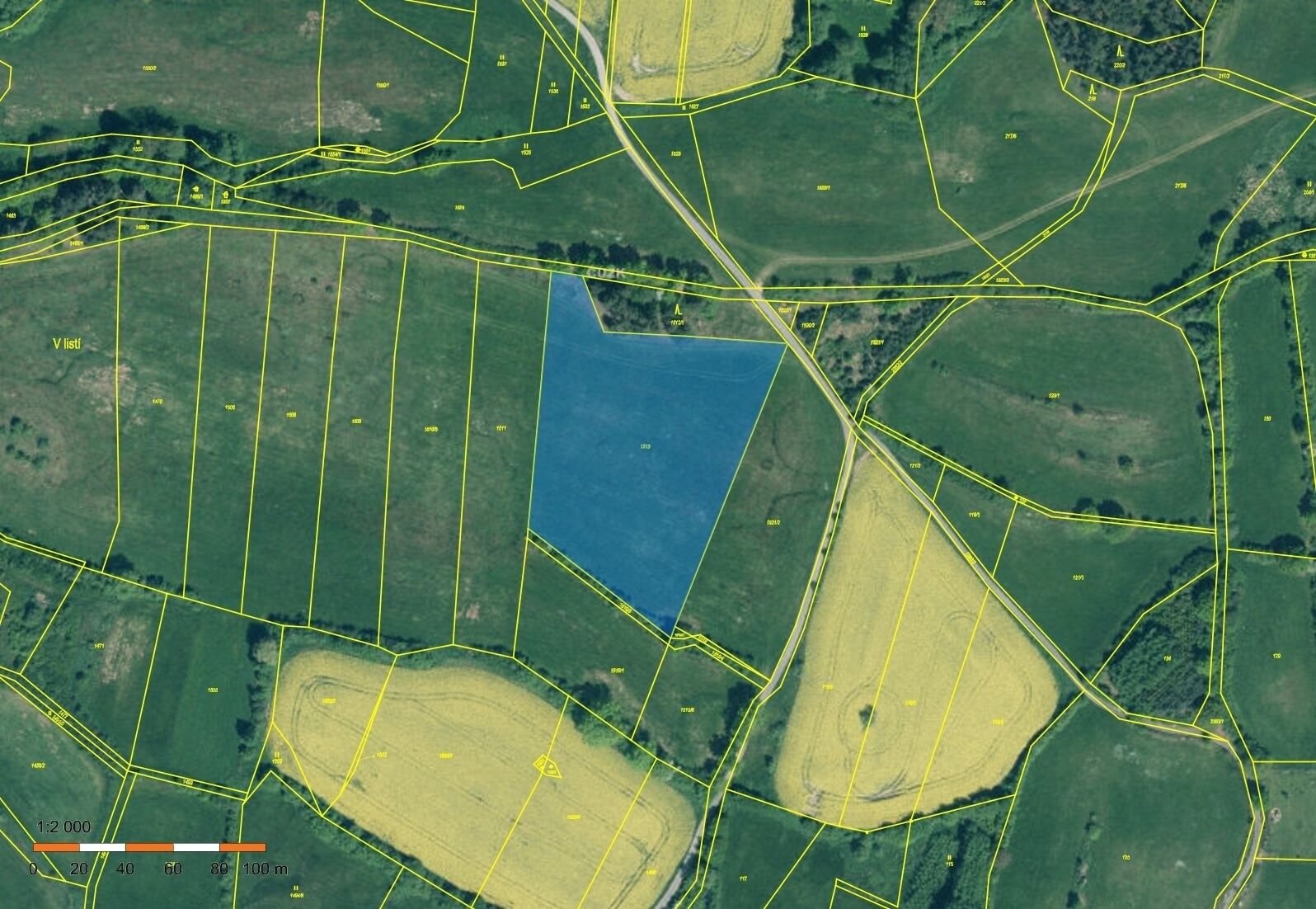 Prodej zemědělský pozemek - Mečichov, 37 m²