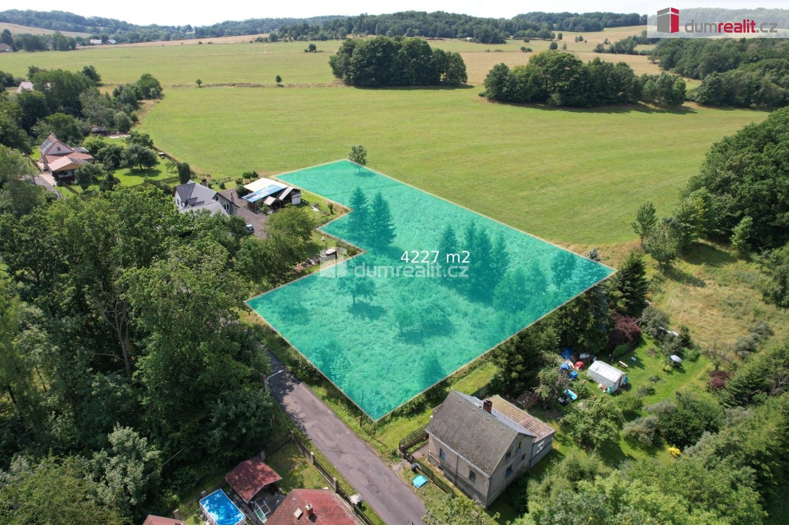 Pozemky pro bydlení, Čermná, Libouchec, 4 227 m²