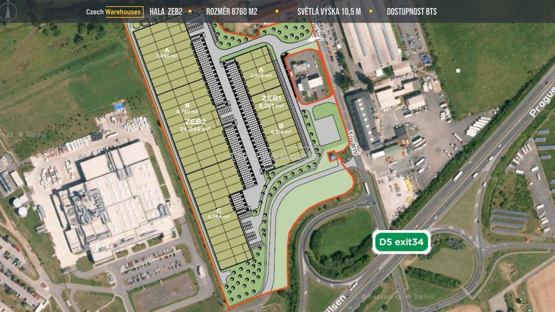 Sklady, Žebrák, 8 m²