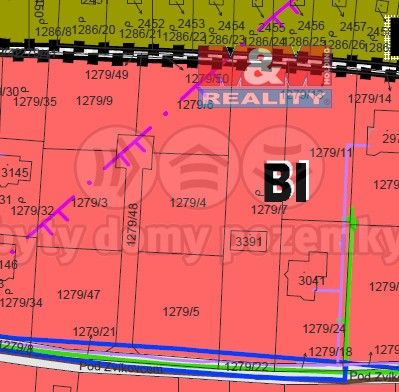 Pozemky pro bydlení, Milevsko, 399 01, 1 099 m²