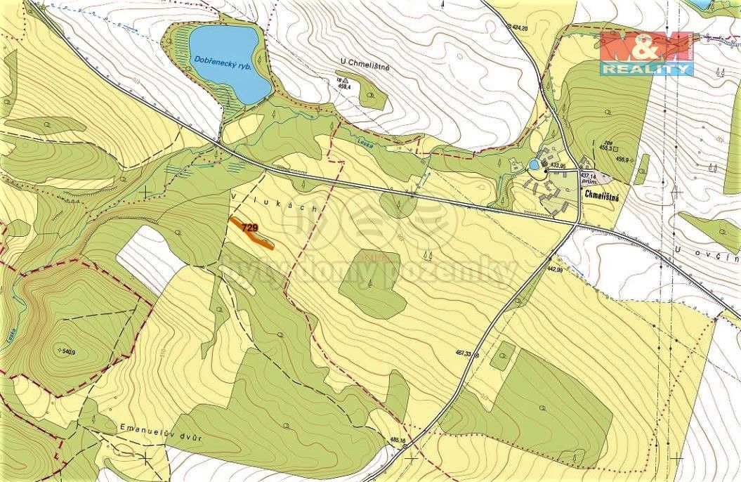 Prodej louka - Podbořany, 441 01, 1 385 m²