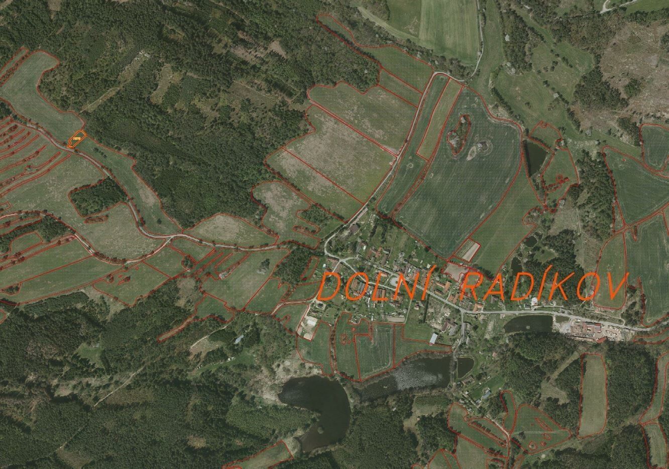 Prodej pozemek - Radíkov, Český Rudolec, 938 m²