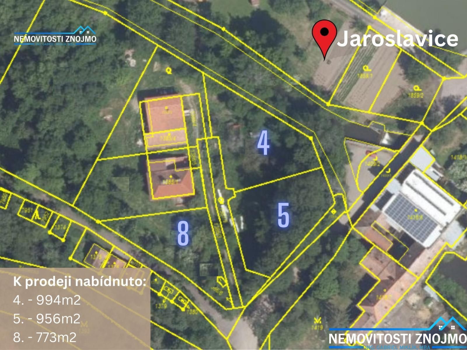 Pozemky pro bydlení, Mlýnská, Jaroslavice, 773 m²