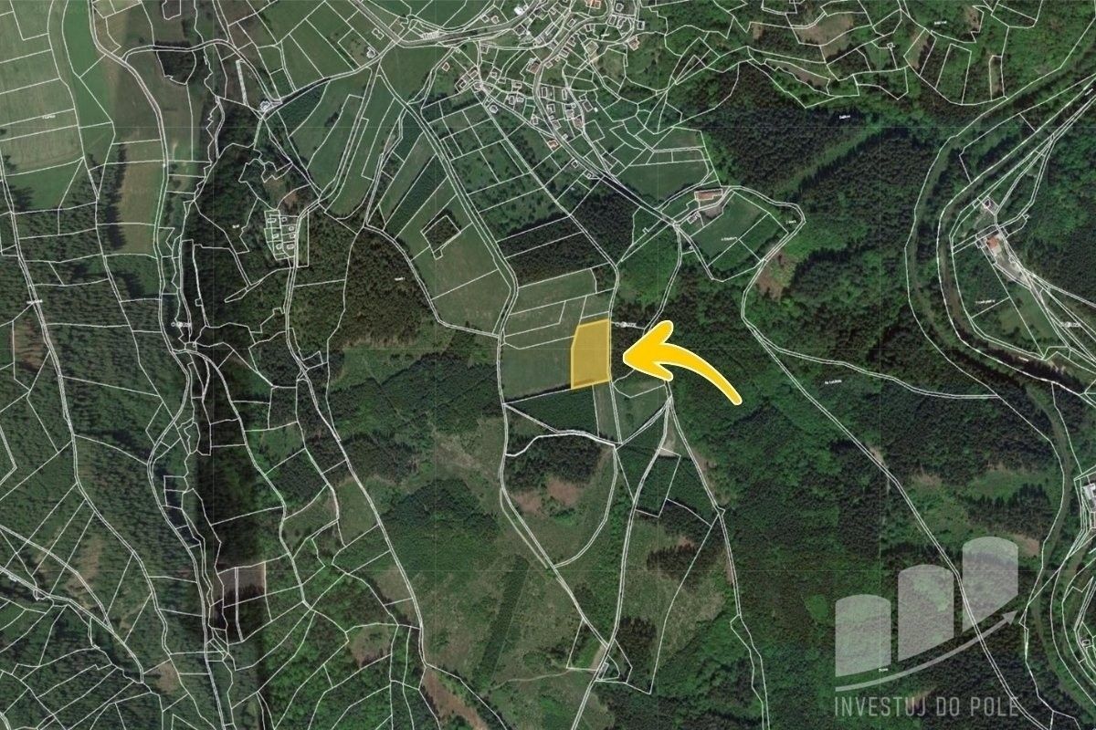 Prodej louka - Vlastiboř, 3 222 m²