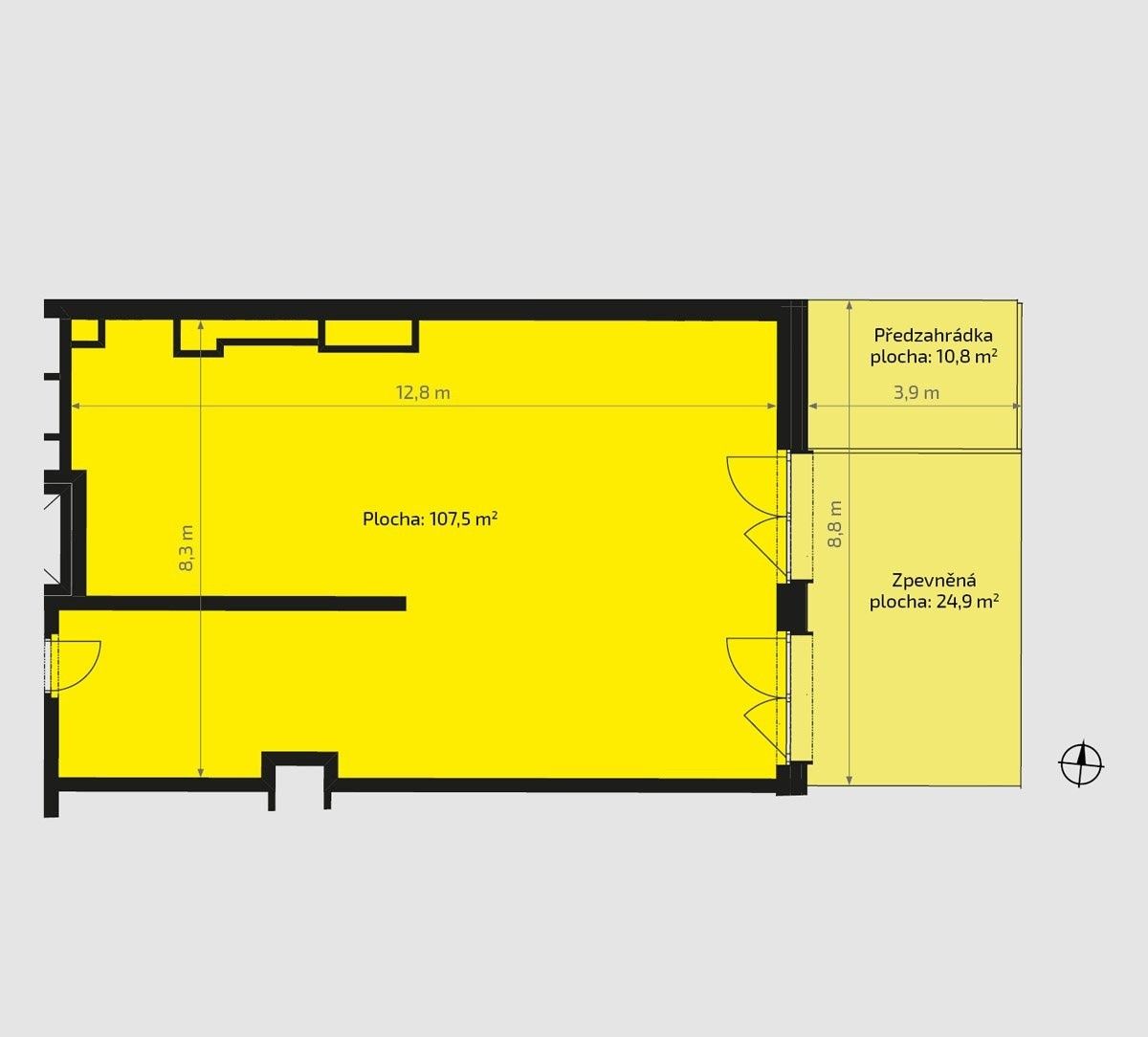 Prodej obchodní prostory - Jana Želivského, Praha, 108 m²