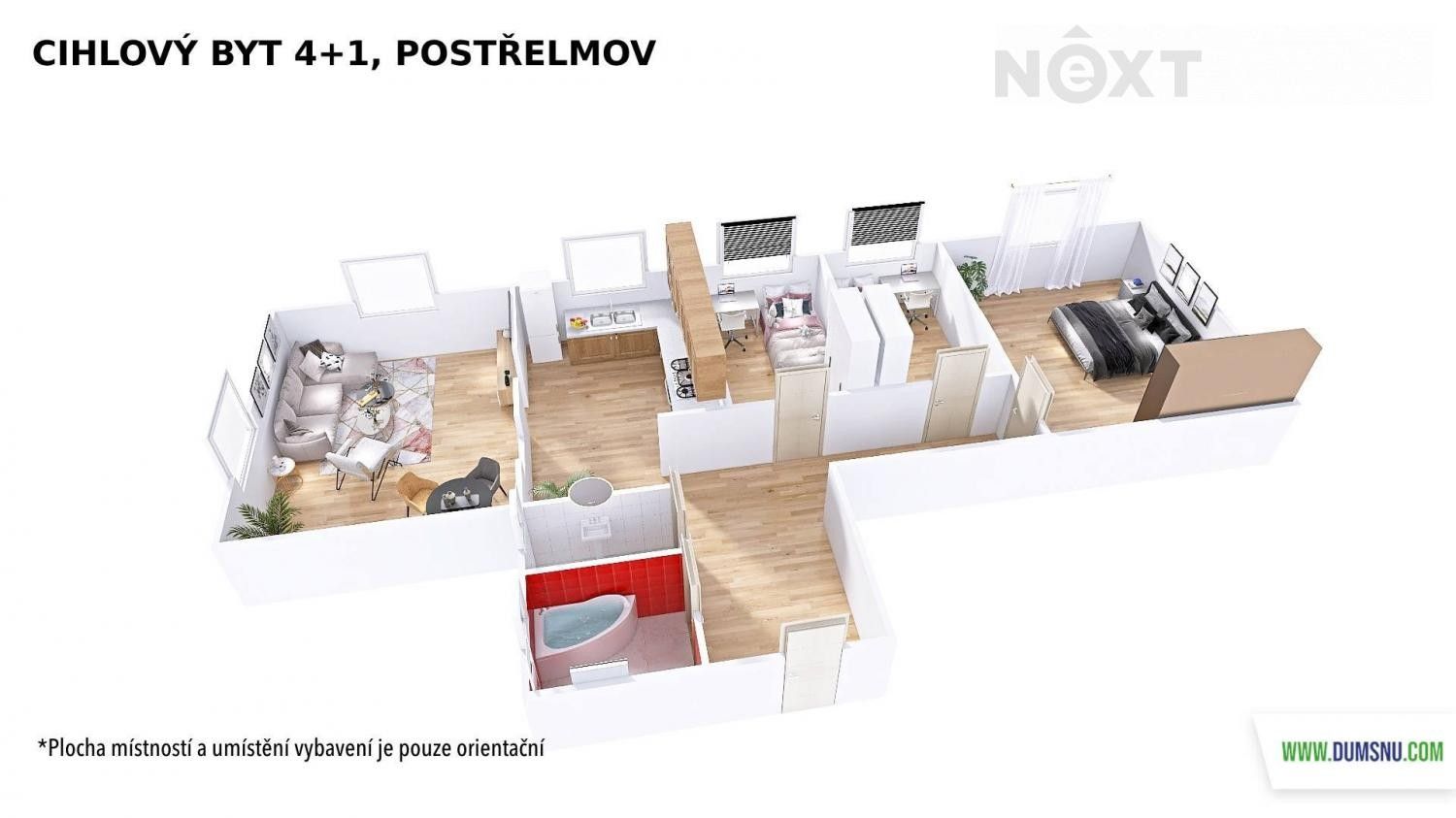 Prodej byt 4+1 - Krátká, Postřelmov, 116 m²