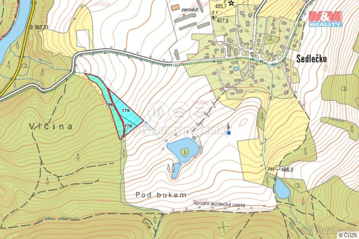 Prodej zemědělský pozemek - Kyselka, 362 72, 15 115 m²