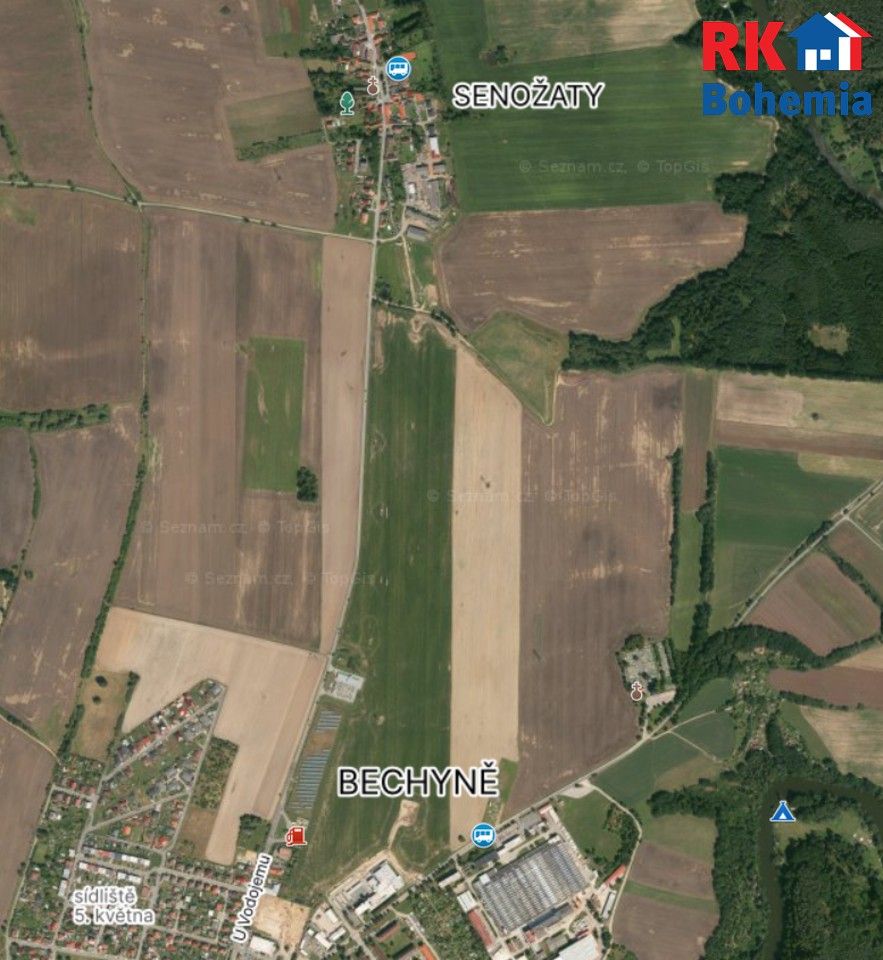 Pozemky pro bydlení, Senožaty, Bechyně, 2 373 m²