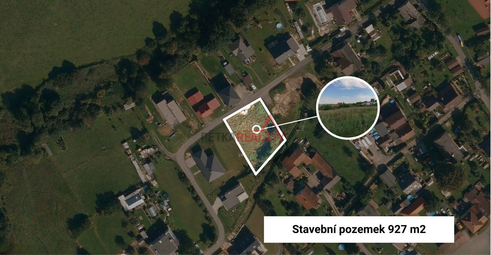 Prodej pozemek pro bydlení - Semanín, 927 m²