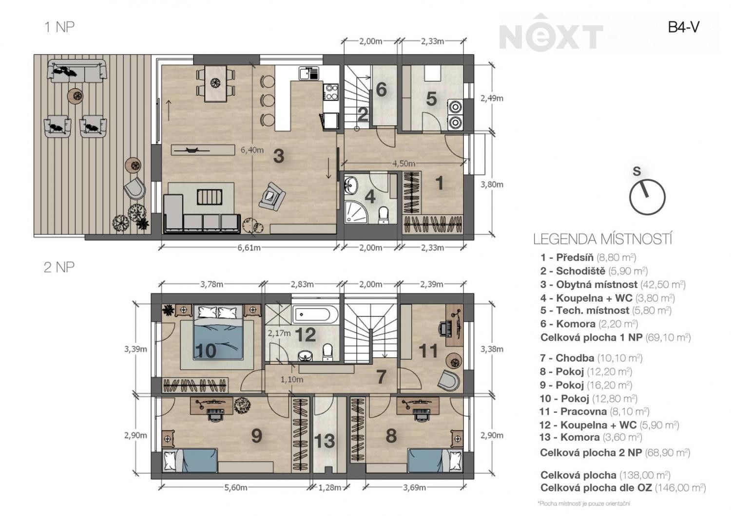 Prodej rodinný dům - V zahrádkách, Ohrobec, 178 m²