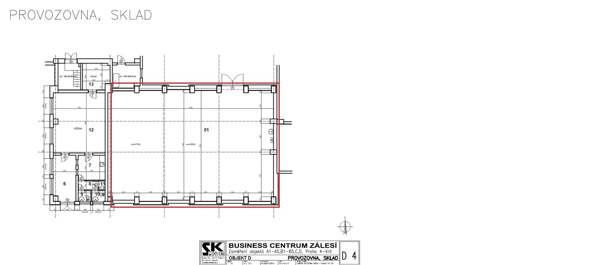 Pronájem sklad - Pod višňovkou, Praha, 220 m²