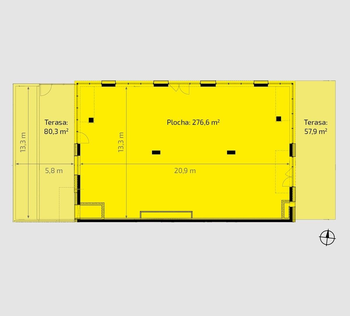 Prodej obchodní prostory - Jana Želivského, Praha, 277 m²