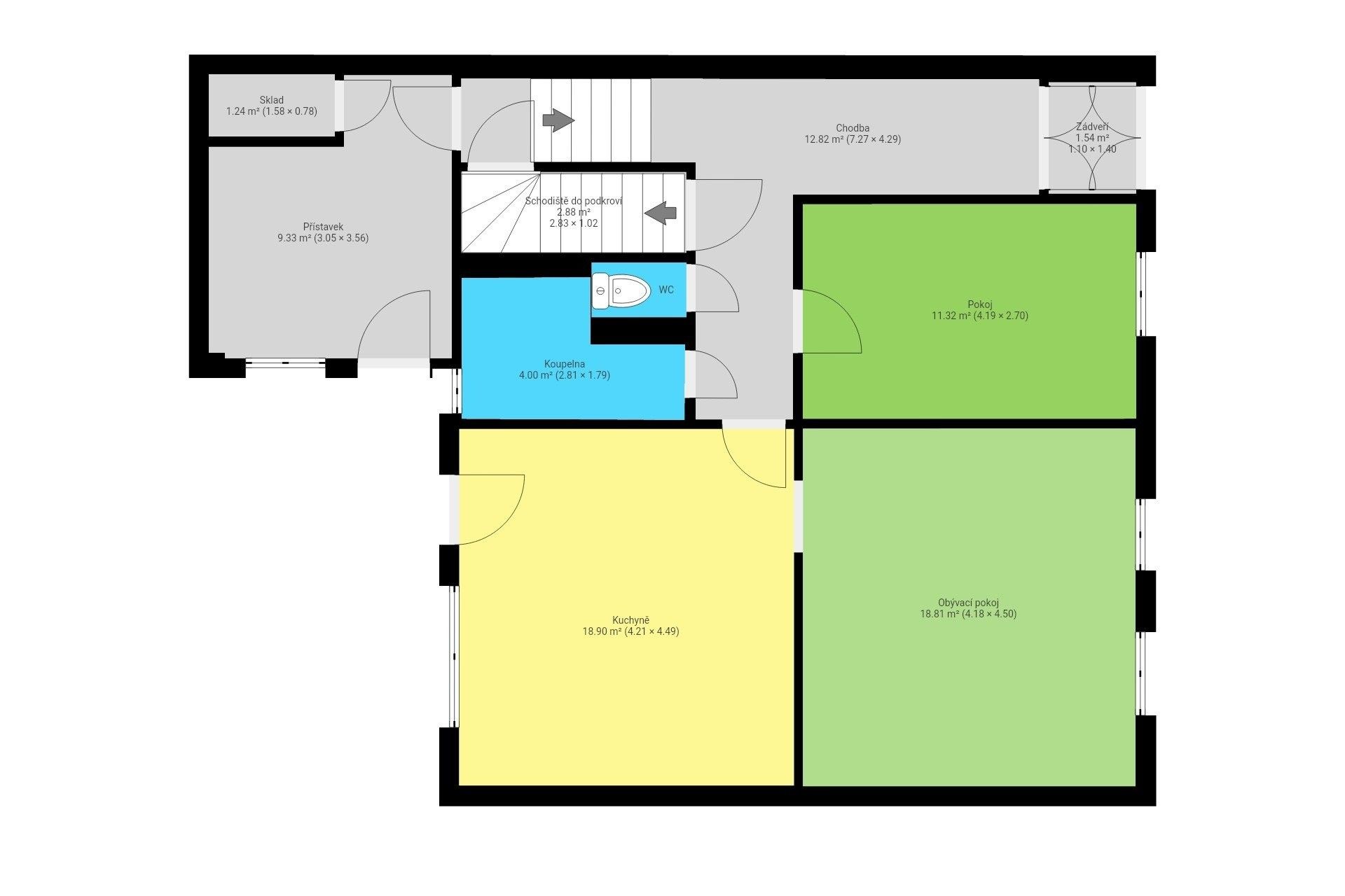 Prodej rodinný dům - Havlíčkova, Lanškroun, 100 m²