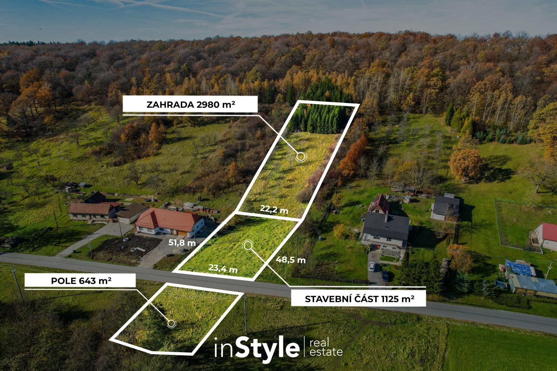 Pozemky pro bydlení, Lopeník, 4 748 m²