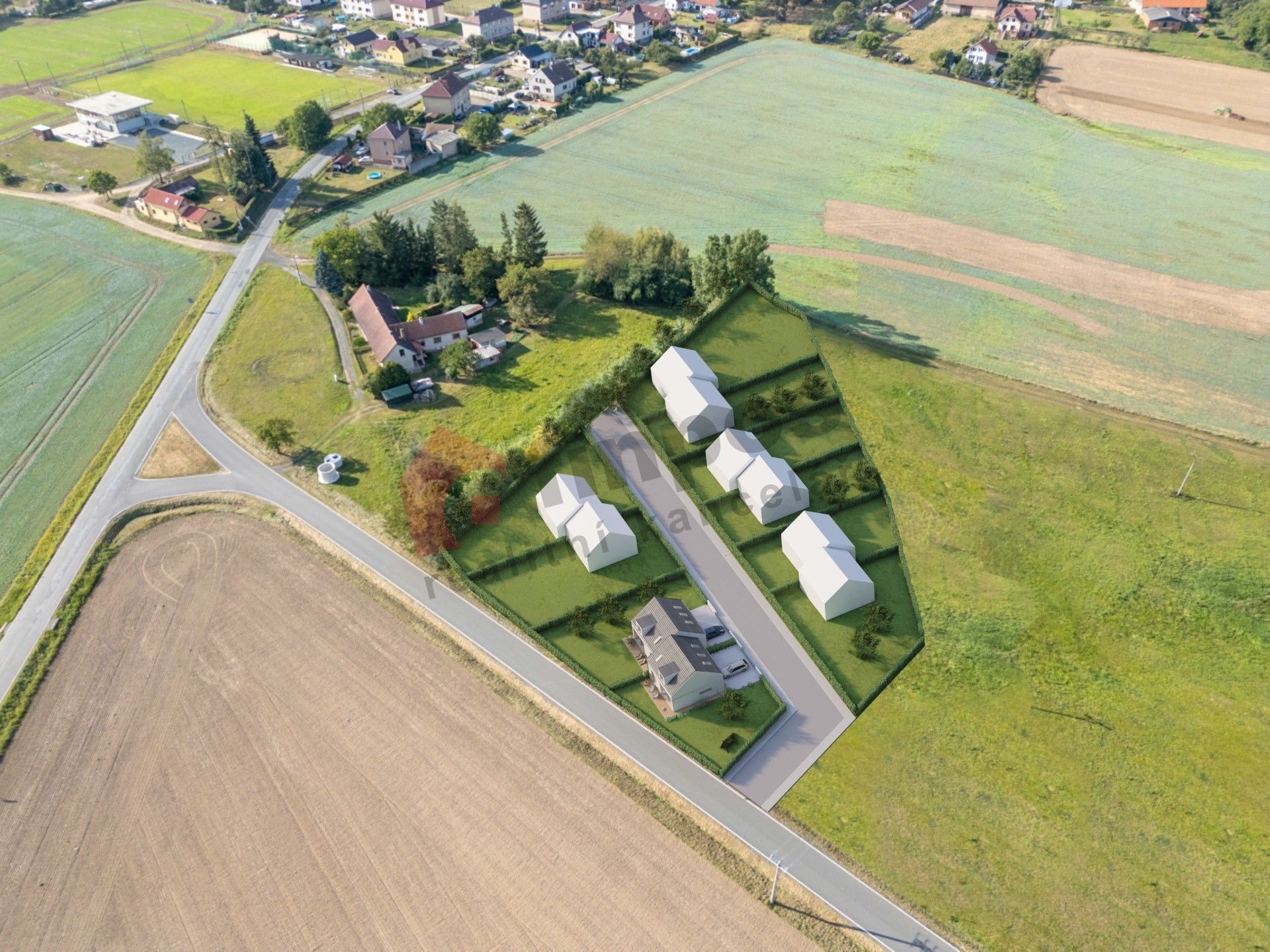 Prodej pozemek pro bydlení - Pravonín, 5 644 m²