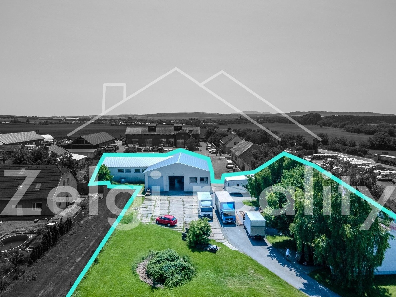 Výrobní prostory, Velké Němčice, 608 m²