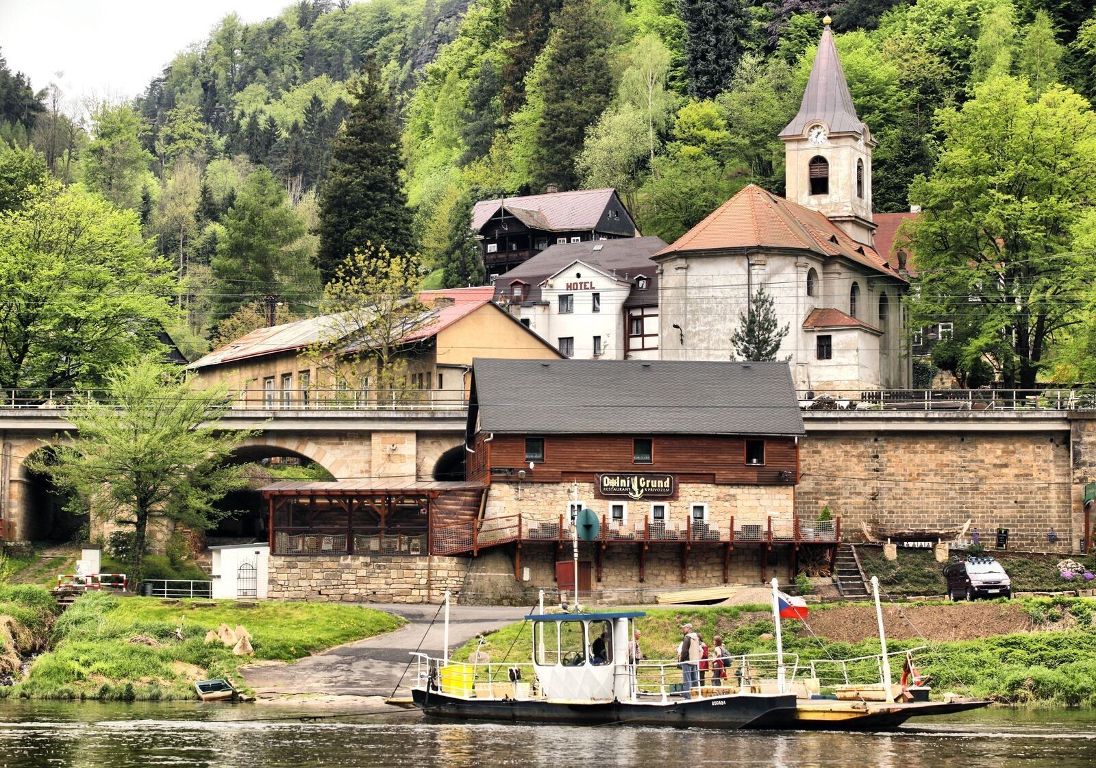 Prodej restaurace - Děčín XIV-Dolní Žleb, Děčín, 168 m²