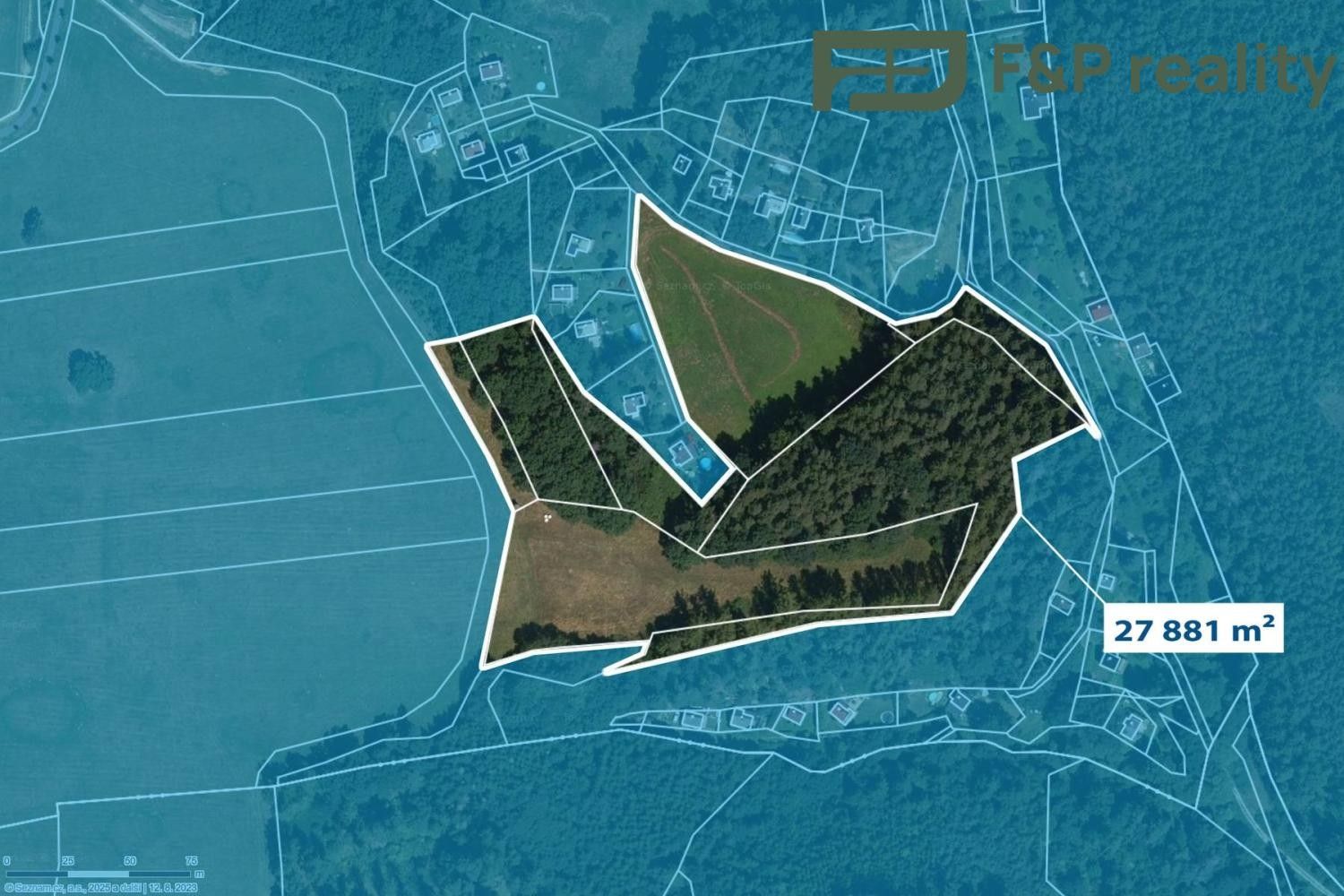 Pozemky pro bydlení, Probulov,Písek,Jihočeský kraj, 27 881 m²