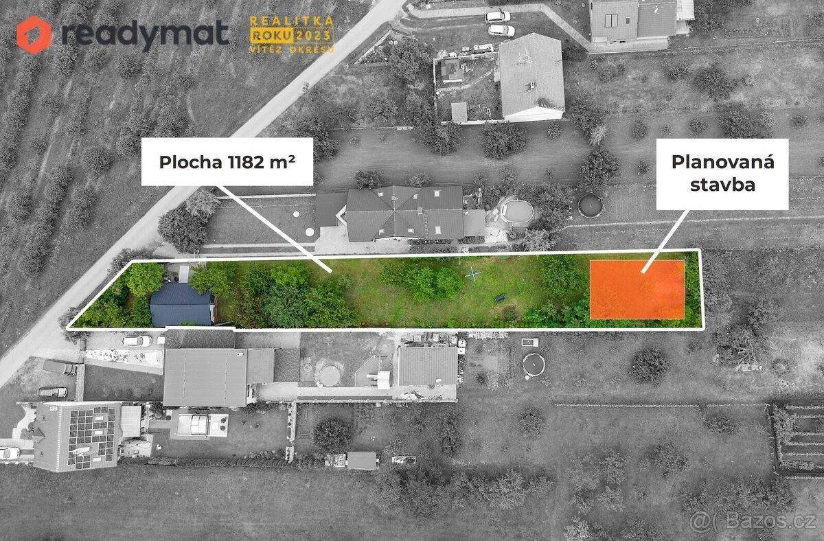 Prodej pozemek pro bydlení - Lužice u Hodonína, 696 18, 1 182 m²