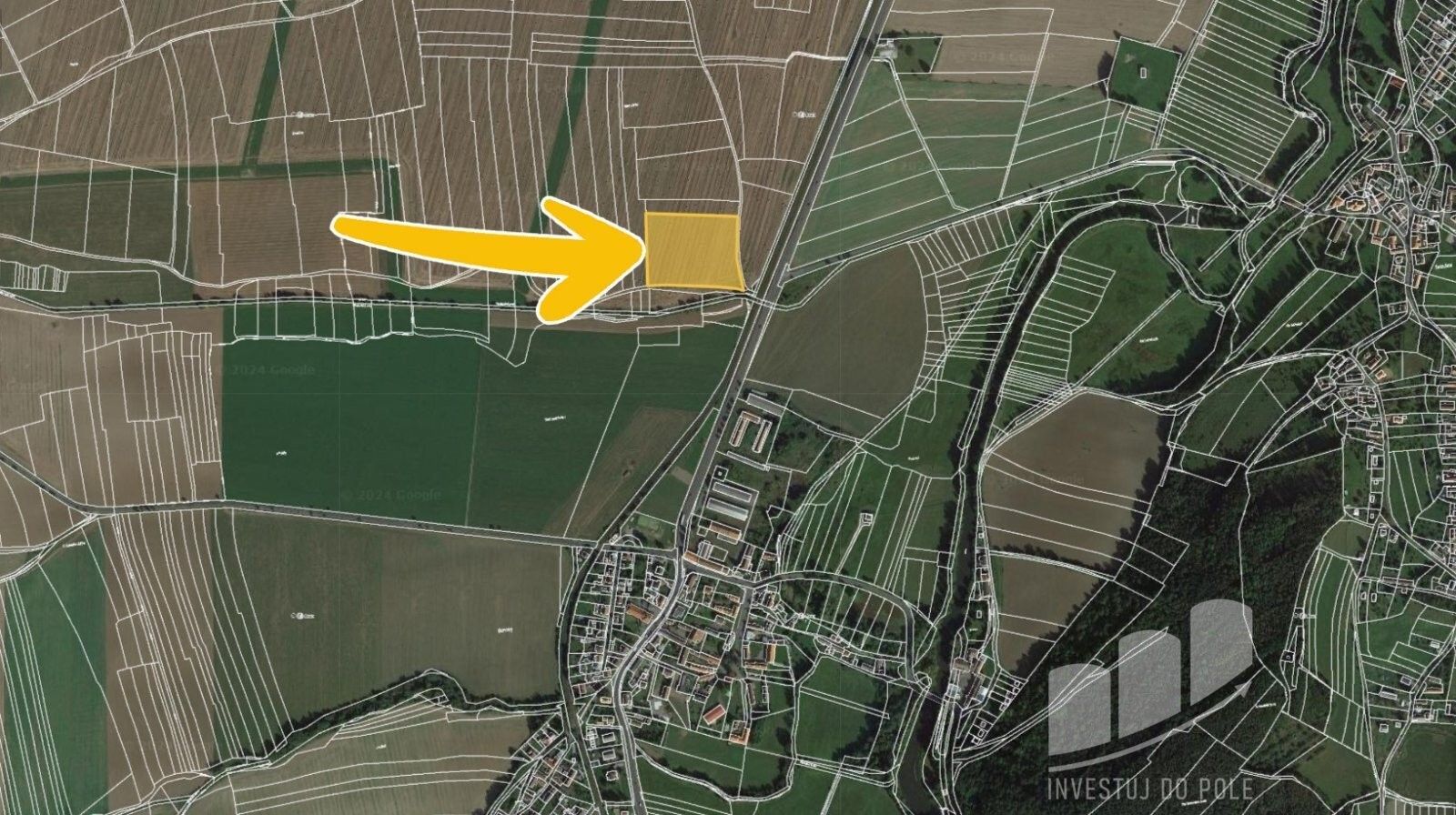 Prodej zemědělský pozemek - Borovy, 16 467 m²