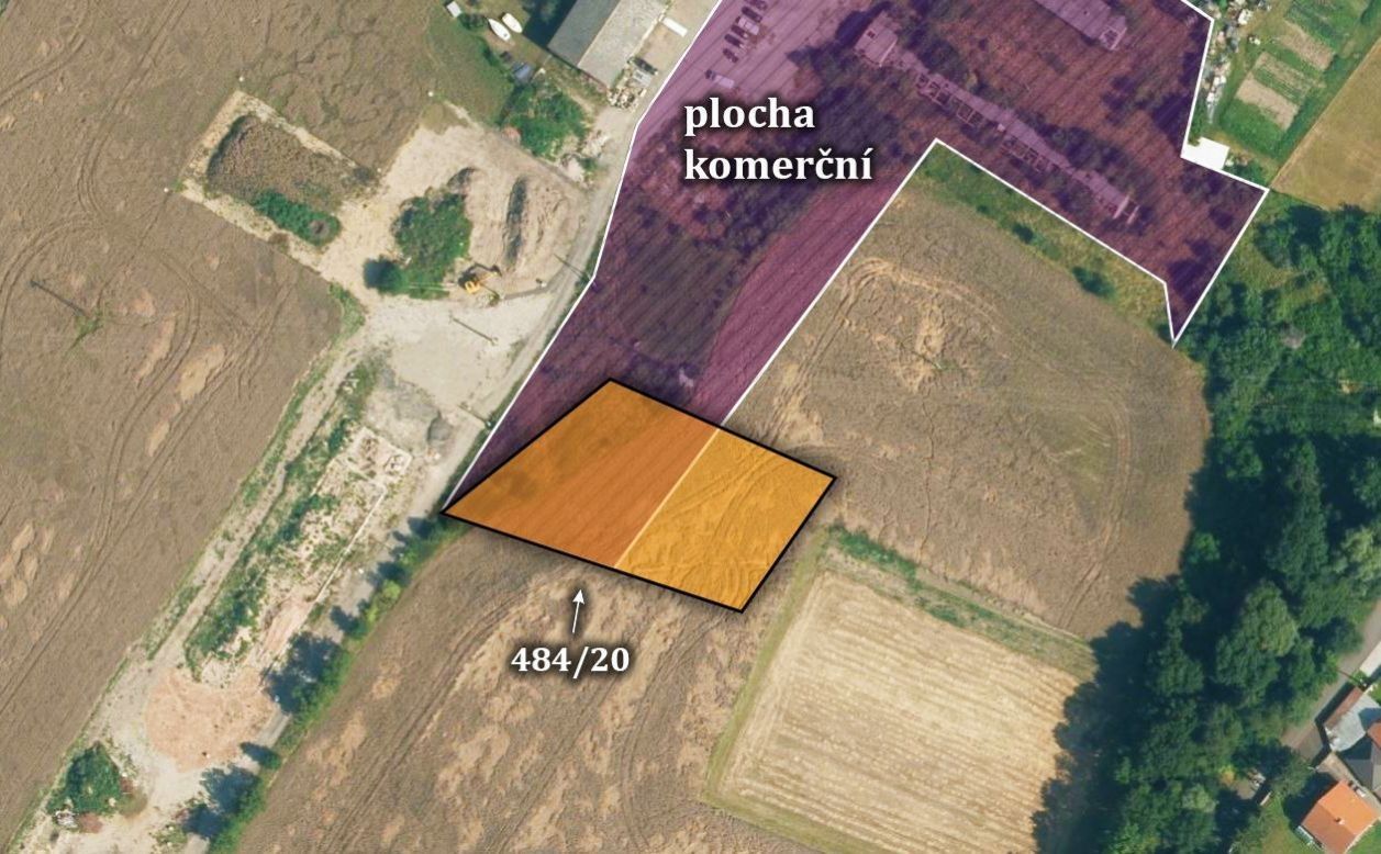 Prodej komerční pozemek - Pardubice, 2 428 m²