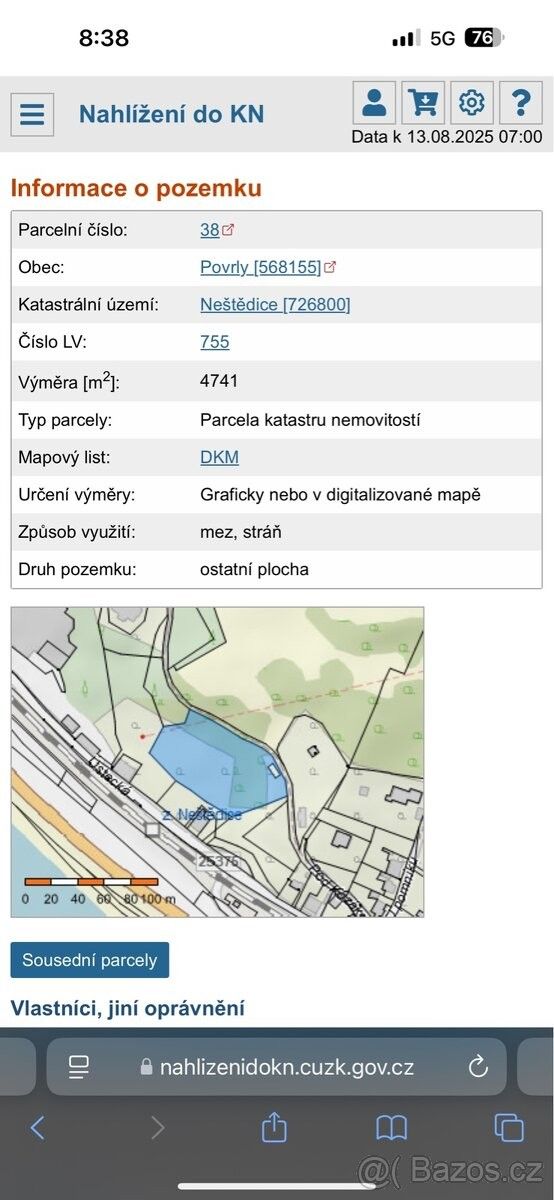 Pozemky pro bydlení, Ústí nad Labem, 400 01