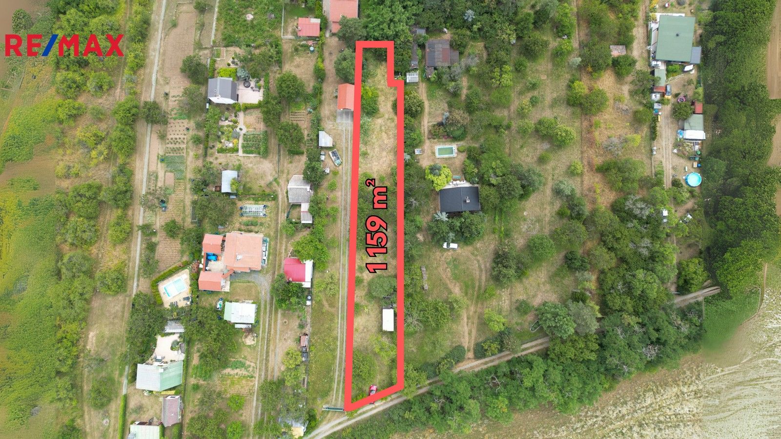 Zahrady, Želešice, 1 m²