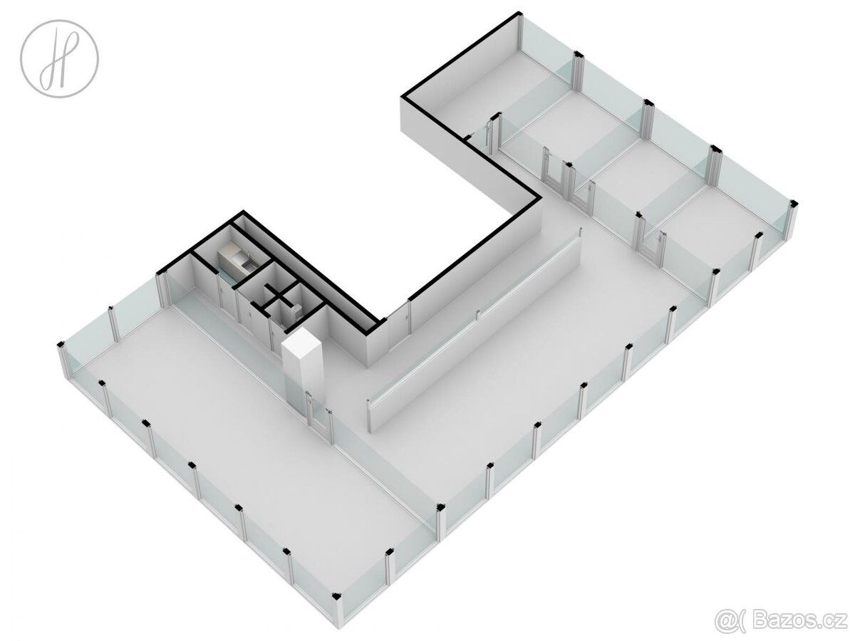 Pronájem kancelář - Liberec, 460 01, 188 m²