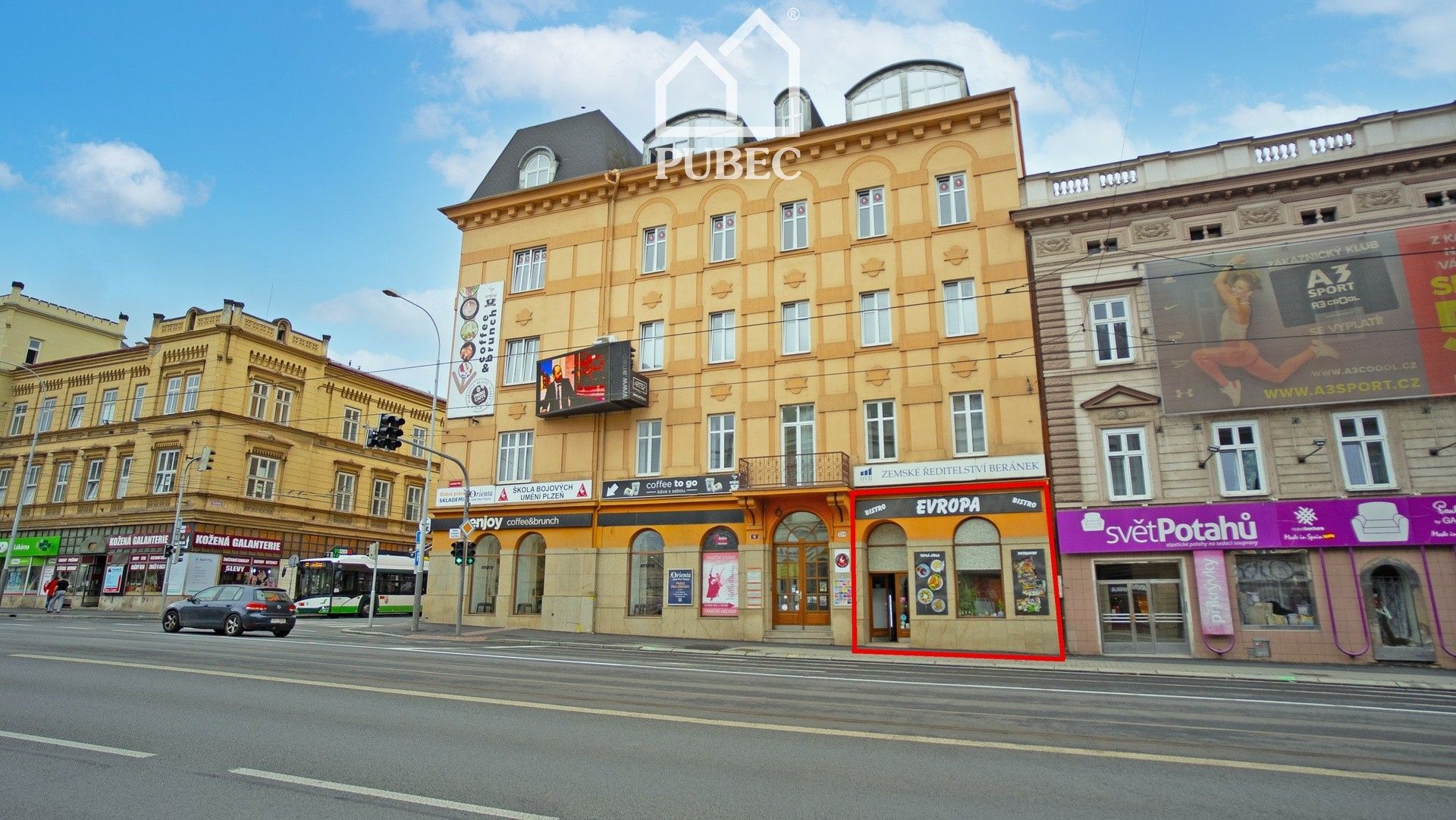 Obchodní prostory, Klatovská třída, Plzeň, 67 m²