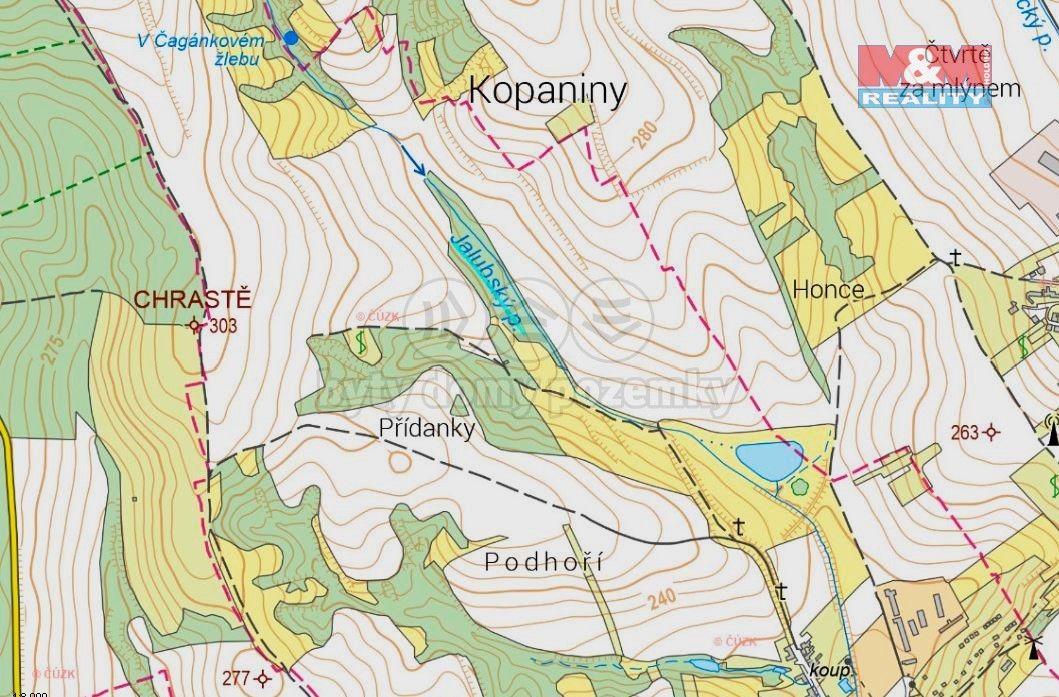 Prodej louka - Jalubí, 687 05, 1 189 m²