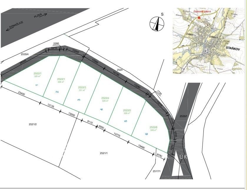 Zahrady, Staňkov, 345 61, 309 m²